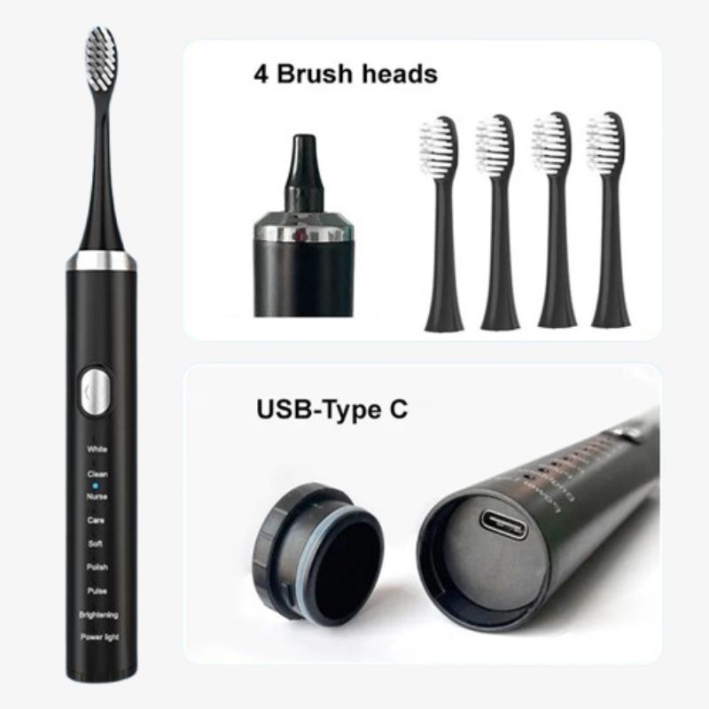 Electric Toothbrush with 8 Modes for Adults